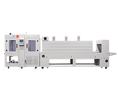 DQX6040SG高速直線(xiàn)袖口式套膜機(jī)+DSE6040L噴氣式熱收縮機(jī)