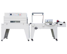 DFQA450半自動(dòng)封切機(jī)+DSA4525高臺(tái)熱收縮包裝機(jī)